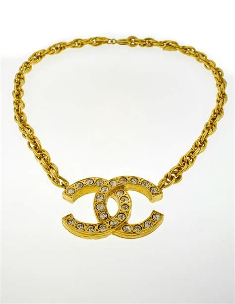 vintage chanel necklace online|pre owned chanel brooch.